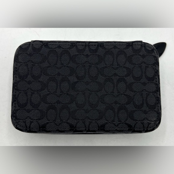 Coach Black Signature Canvas Jewelry Box - Picture 6 of 8